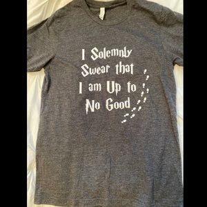 Canvas comfy gray graphic short sleeve tee shirt size medium NWOT